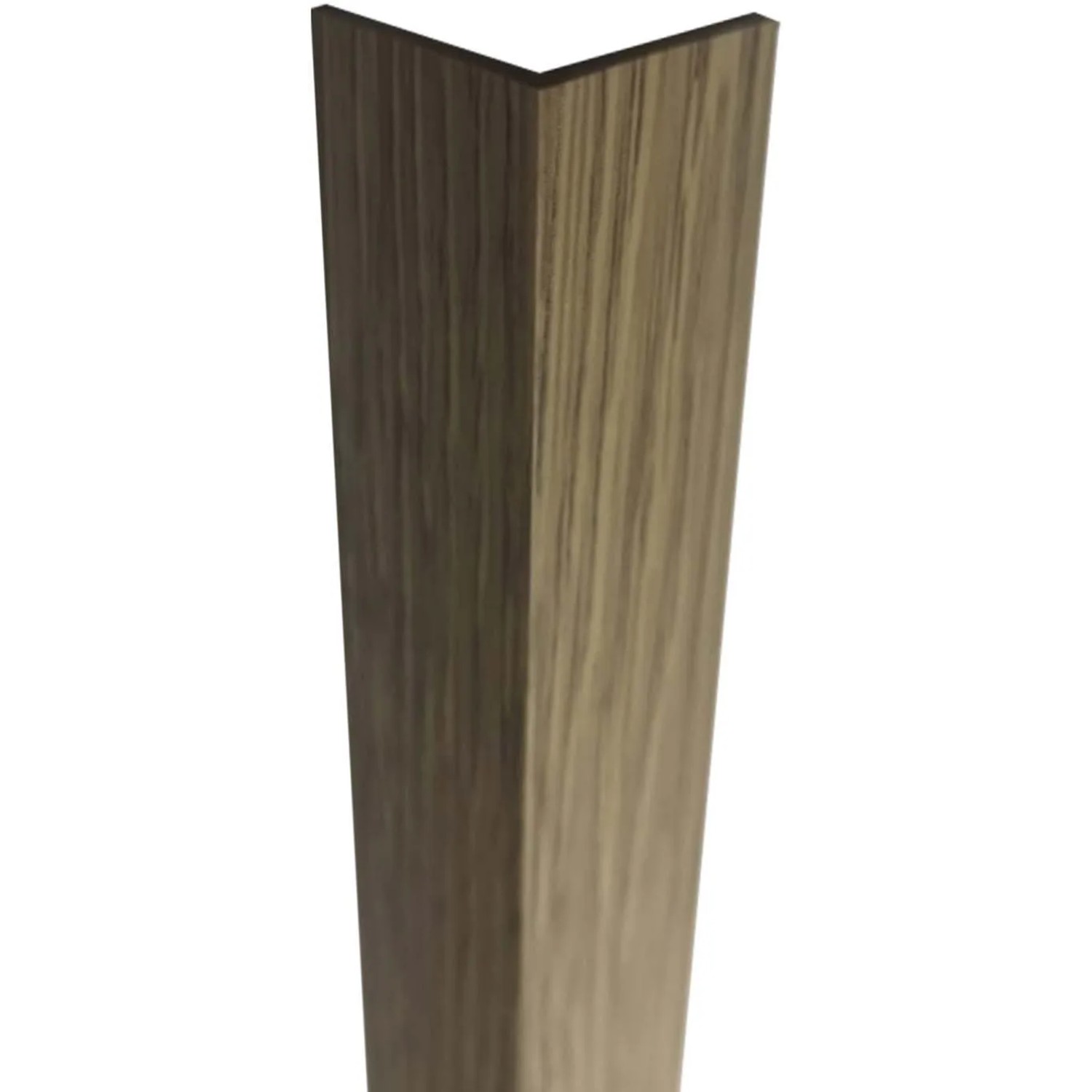 E-shop Arcansas Uhlový profil PVC imitácia dreva, tmavý, 20 x 20 x 1000 mm