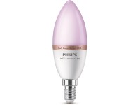 Philips Smart LED žiarovka E14 C37, 4,9 W, 470 lm, RGBW 2200-6500 K