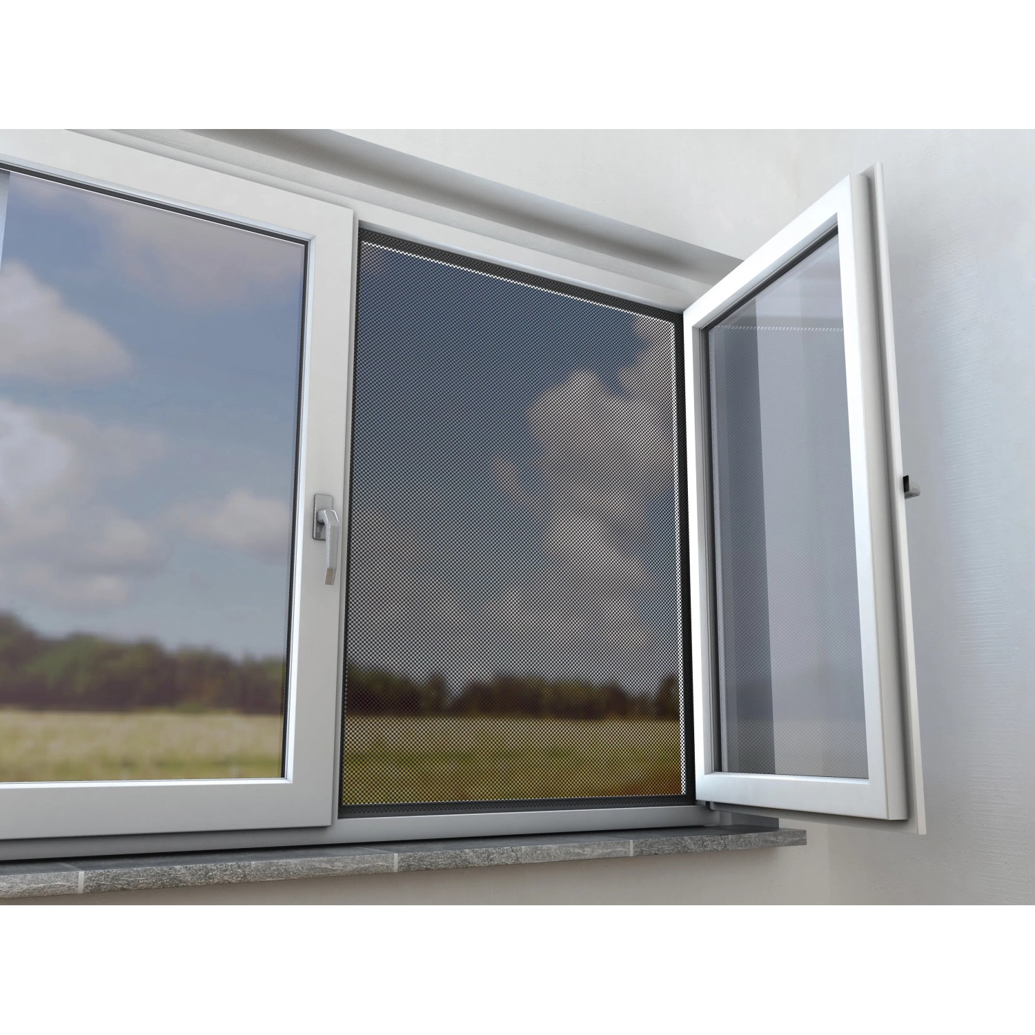 E-shop OBI Ochranná okenná sieťka proti hmyzu 130 x 150 cm antracit