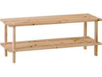 OBI Drevený regál na obuv 2-poschodový