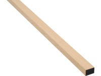 Denpanels Ukončovacia lišta pre akustický panel dub/čierne MDF, 2,7 x 240 cm