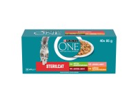 PURINA ONE Sterilcat Kapsičky pre mačky morka, losos, hovädzie, kura 40 x 85 g PURINA ONE Sterilcat Kapsičky pre mačky morka, losos, hovädzie, kura 40 x 85 g