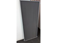 Peddy Shield Paraván v hliníkovom ráme 3x, antracitová, 170 x 70 cm