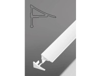 RAVAK Krycia lišta pre vane/vaničky pre škáry do 11 mm, 1,8 x 200 cm RAVAK Krycia lišta pre vane/vaničky pre škáry do 11 mm, 1,8 x 200 cm