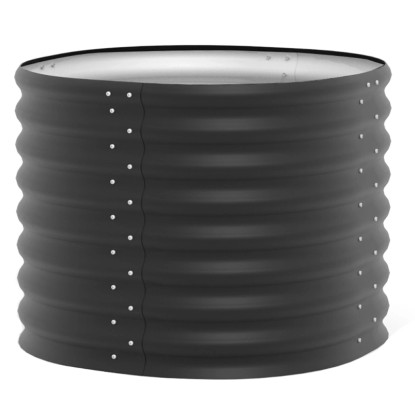 Vitavia Vyvýšený záhon Vita Rund 630 čierna 63 x 82,1 x 82,1 cm