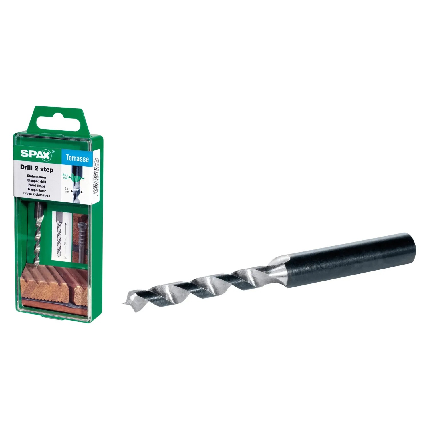 E-shop Spax Dvojstupňový vrták - 4,1 a 6,5 mm, 1 ks