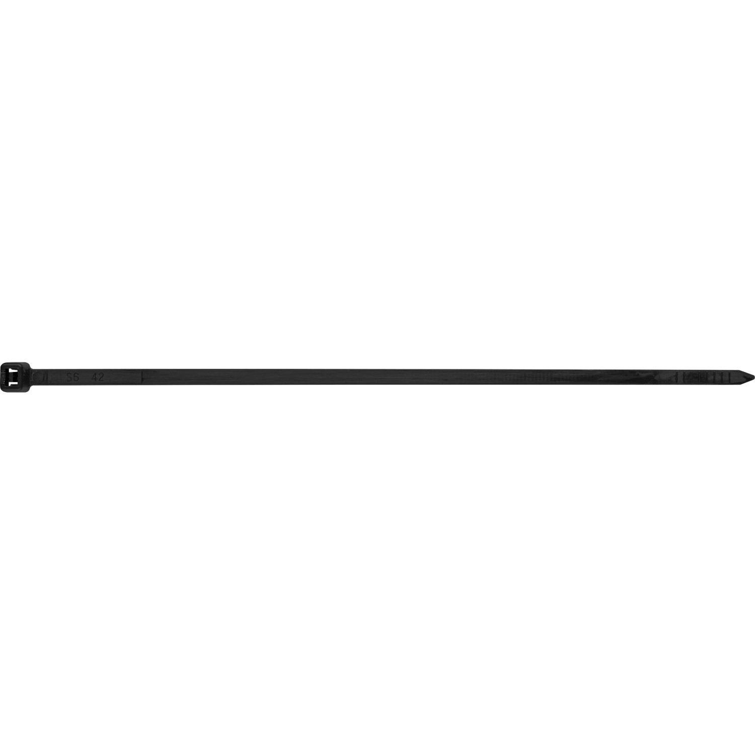 E-shop LUX-TOOLS Káblová páska, čierna, 100 ks, 200 x 4,6 mm