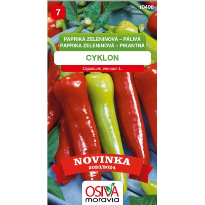 Aros Semená Paprika, pálivá Cyklon (Capsicum annuum L.)