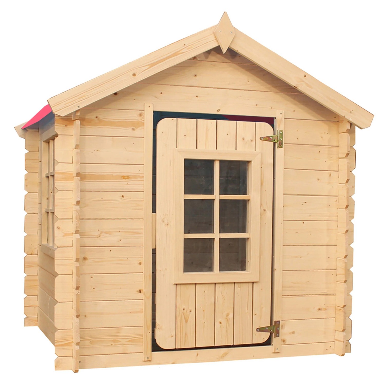 E-shop Timbela Drevený domček pre deti M570R-1 bez podlahy, 93 x 93 cm