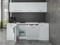 Flex-Well Kuchyňa Wito 210 cm/typ 5 - chladnička/varná doska/umývačka