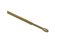 Gardinia Vitrážová tyč plochá oválna pr. 11 mm, mosadz 100-160 cm