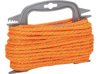 LUX-TOOLS Polyesterové lano pletené oranžovo-žlté pr. 6 mm x 20 m