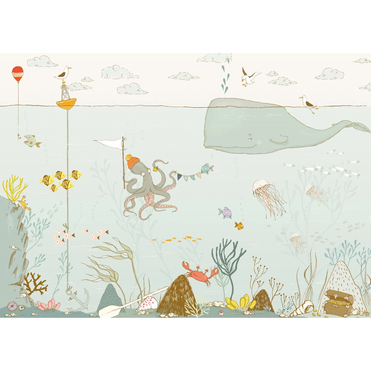 E-shop Komar Vliesová fototapeta Underwater 350 x 250 cm