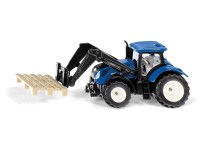 SIKU Kovový model Traktor New Holland s paletovými vidlami a paletou