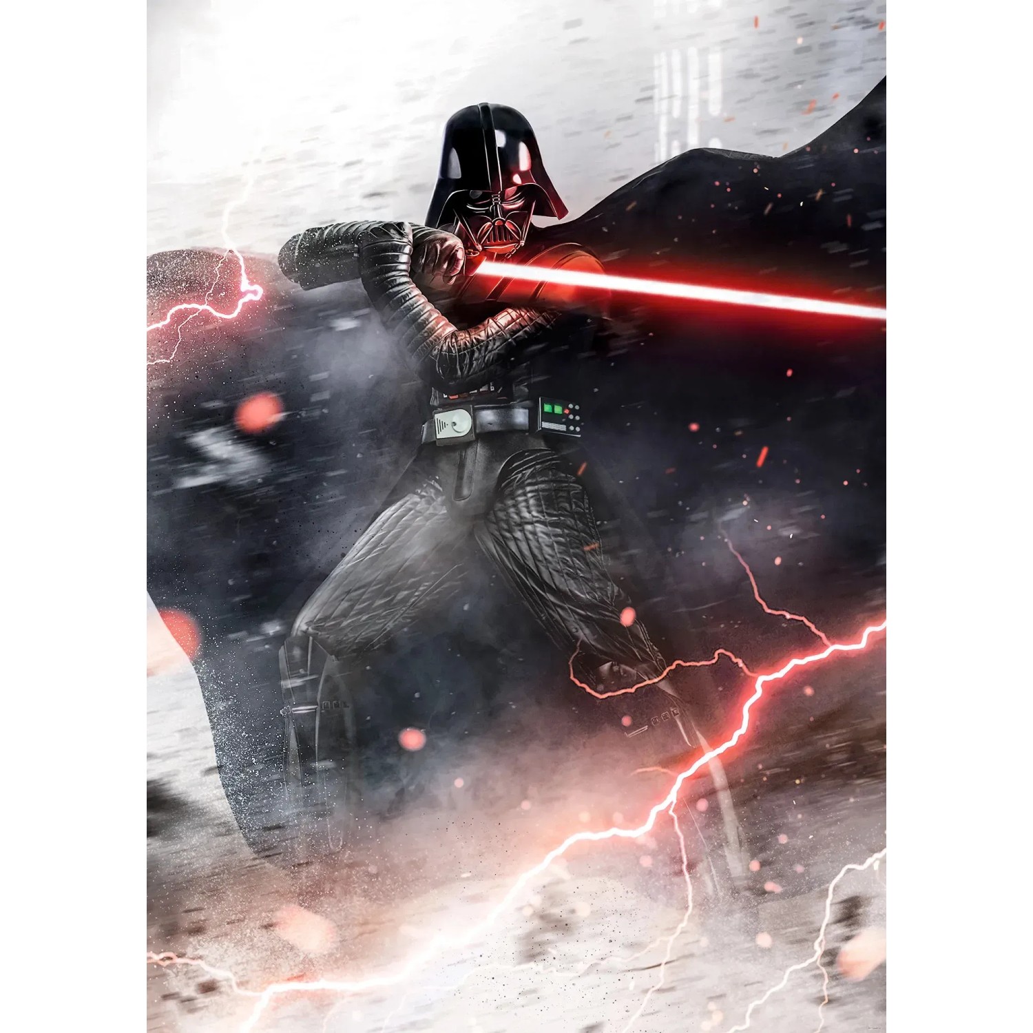 E-shop Komar Vliesová fototapeta Star Wars Vader Dark Forces 200 x 280 cm