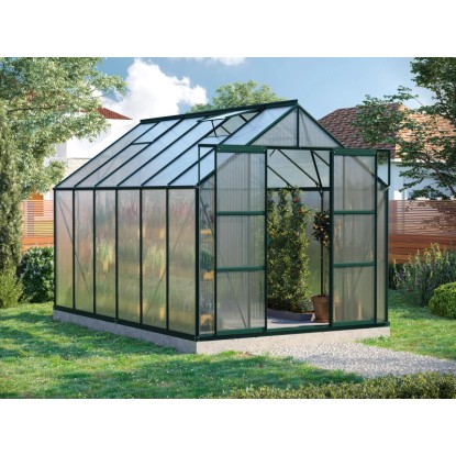 Vitavia Skleník Uranus 9900 HKP 4 mm zelený práškovo lakovaný 257 x 383 cm