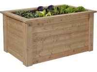 Gaspo Drevený vyvýšený záhon Gmünd 146 x 74 x 74 cm