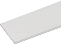 Arcansas Samolepiaci plochý profil alu biely matný práškovo lak. 20 x 2 x 2600mm