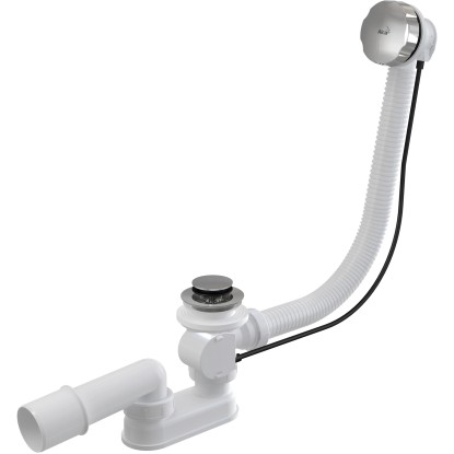 Alcadrain Sifón vaňový automat komplet kovový