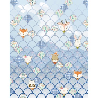 Komar Vliesová fototapeta Shelly Bluewave 200 x 250 cm