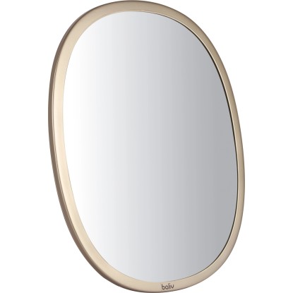 baliv Nástenné zrkadlo, zlaté, kov/sklo