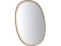 baliv Nástenné zrkadlo, zlaté, kov/sklo