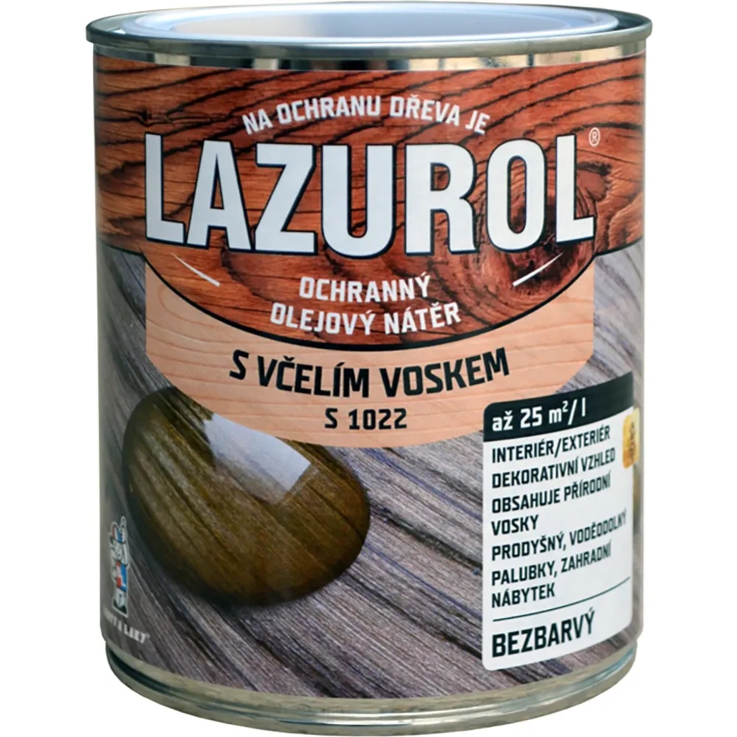 E-shop Lazurol Lak so včelím voskom S1022, 750 ml