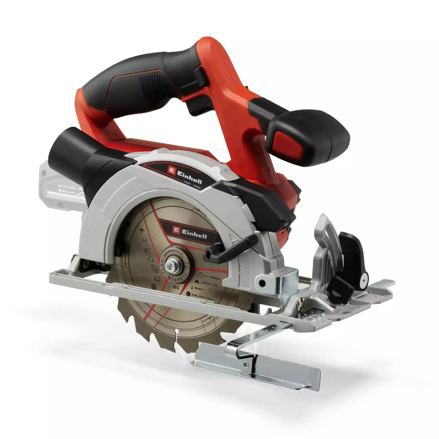 E-shop Einhell Power X-Change Aku ručná kotúčová píla TE-CS 18/150 Li - Solo