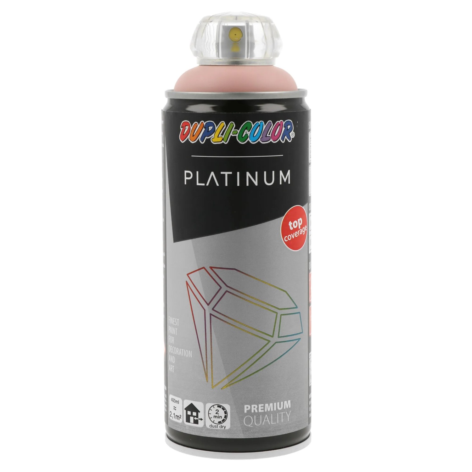 E-shop DUPLI-COLOR Lak v spreji PLATINUM hodvábne matný, svetlo ružová, 400 ml