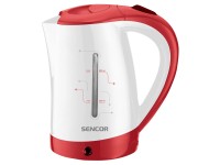 Sencor Cestovná rýchl. kanvica SWK 150RD, červenobiela 0,5 l