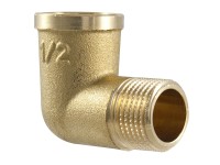 Koleno mosadz 1/4