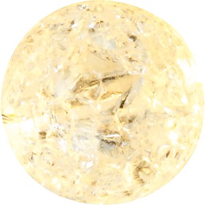 Detailný záber na farebnú LED svetelnú reťaz Crackle Ball na batérie (nástenná dekorácia).