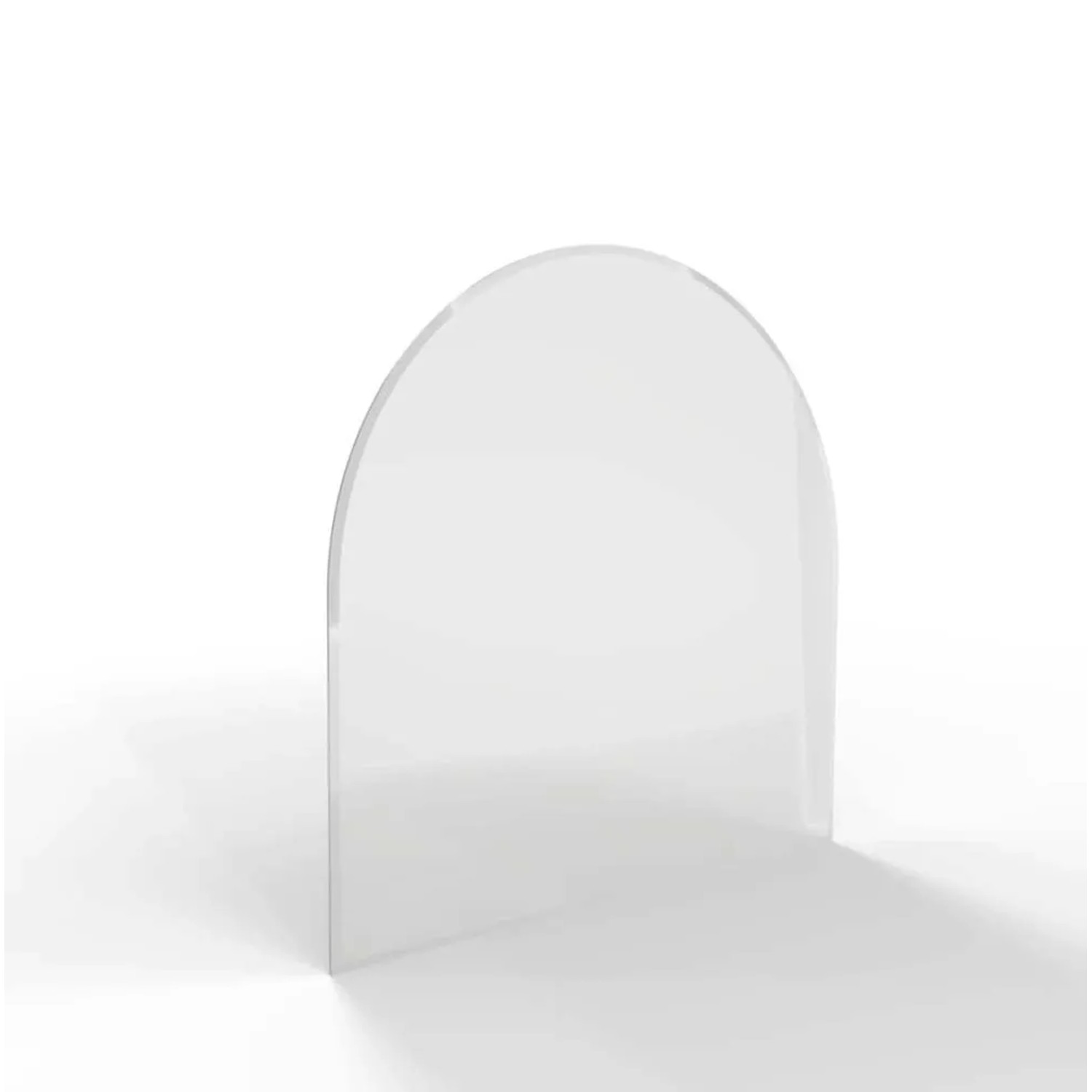 E-shop HS Flamingo Sklo pod kachle oblúk R500, číre, 1000 x 1000 x 6 mm