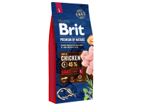 Brit Premium by Nature Granule pre psov ADULT L 25-45 kg s kuracím 15 kg