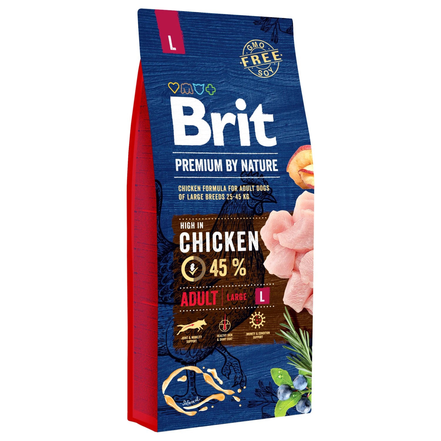 E-shop Brit Granule pre psov Premium by Nature ADULT L 25-45 kg s kuracím 15 kg