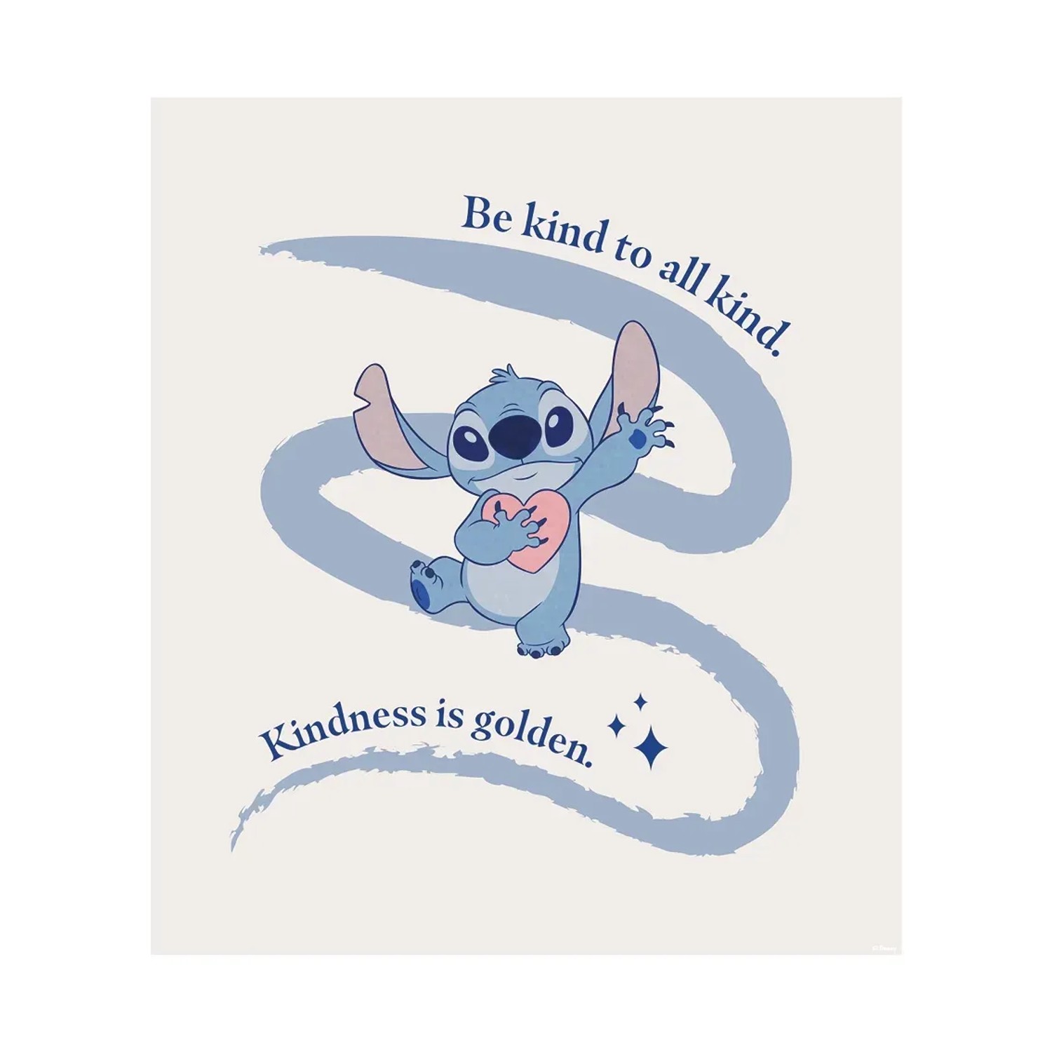 E-shop Komar Plagát Stitch Kindness 30 x 40 cm