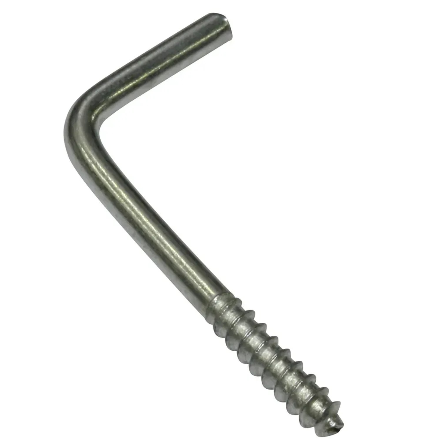 E-shop Gardinia Skrutkovací hák pre vitrážové tyče pozinkovaný 2,5 cm strieborná matná