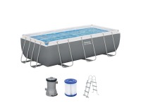 Bestway Bazén Steel Pro Max Frame Set s čerpadlom, sivá, 404 x 201 x 100 cm Bestway Bazén Steel Pro Max Frame Set s čerpadlom, sivá, 404 x 201 x 100 cm