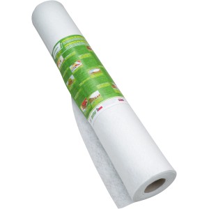Rolka bielej t.b.t. netkanej textílie proti burine/záhradnej textílie, pre záhony a záhrady.