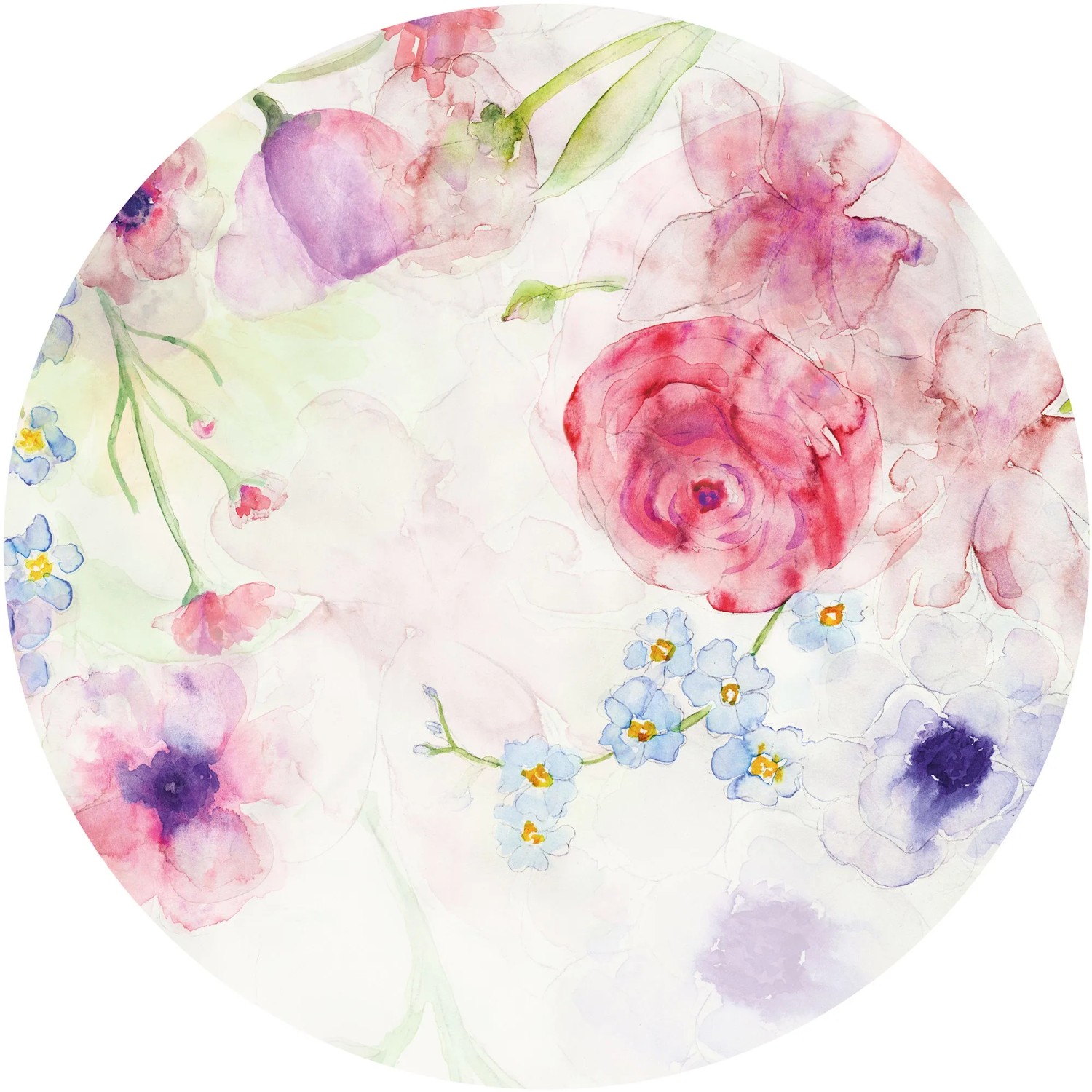 E-shop Komar Samolepiaca vliesová fototapeta Dot Floret pr. 125 cm