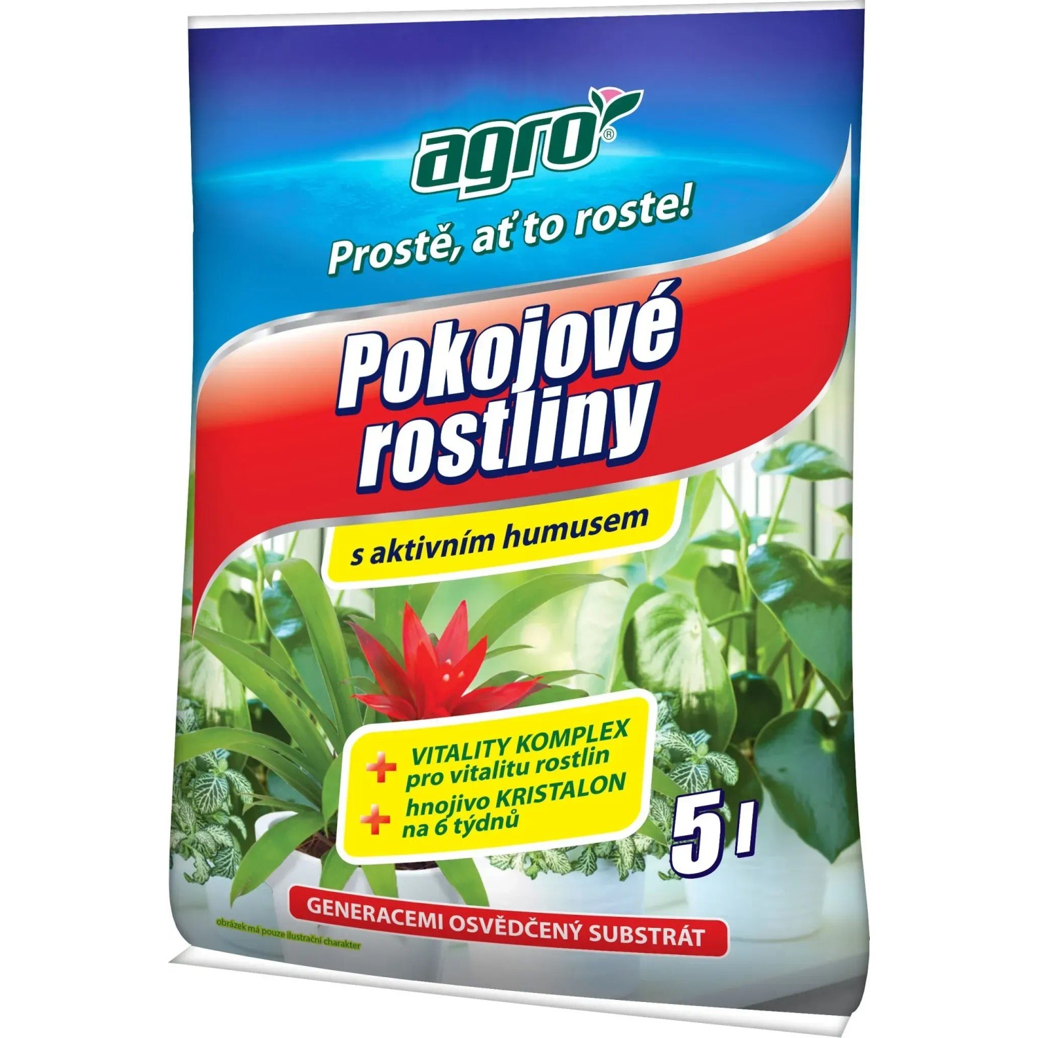 E-shop AGRO Substrát pre izbové rastliny 5 l