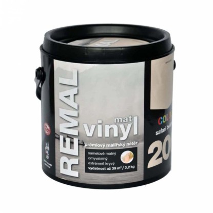 REMAL Vinyl COLOR Mat Prémiový maliarsky náter 200 safari béžová 3,2 kg