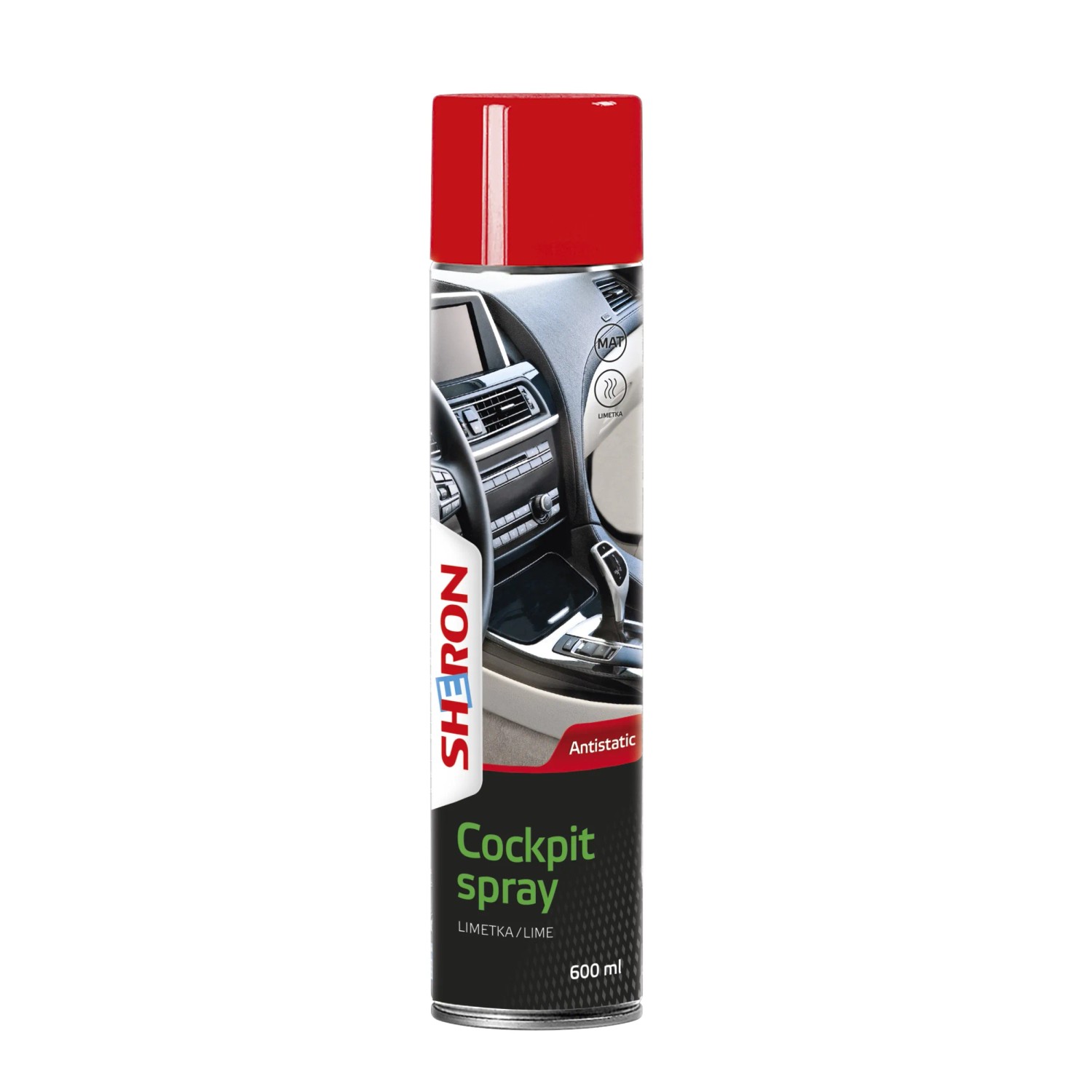 E-shop SHERON Sprej do interiéru vozidla 600 ml, limetka