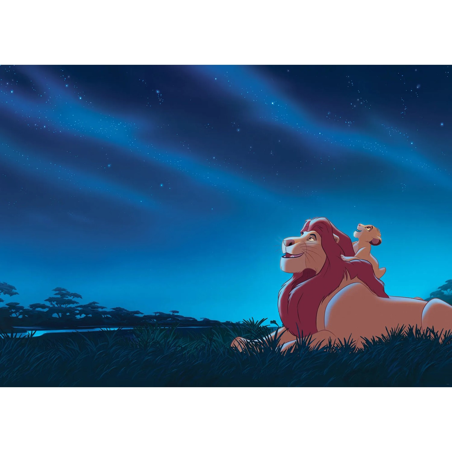 E-shop Komar Vliesová fototapeta Disney Lion King Stargazing 350 x 250 cm