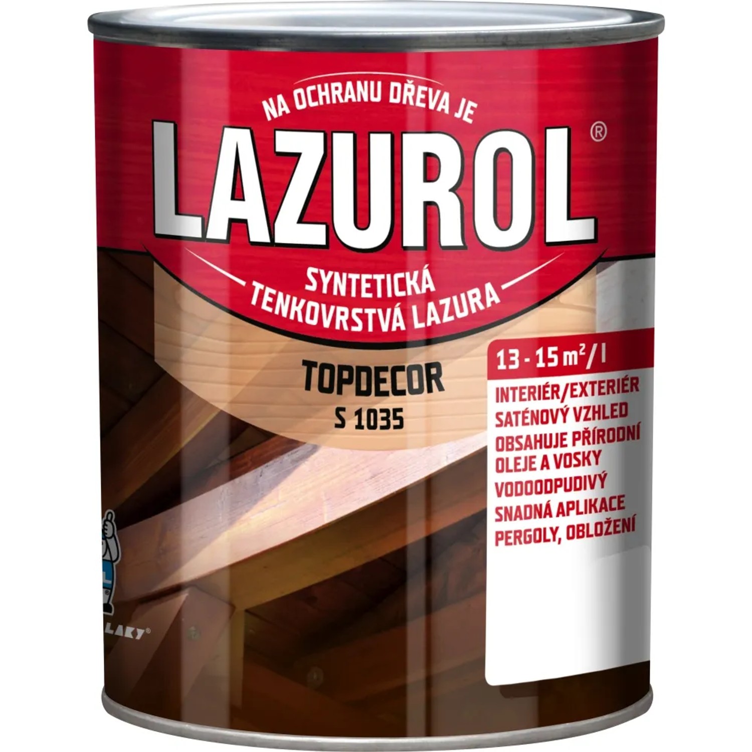 E-shop Lazurol Topdecor S1035 lazúra 750 ml buk