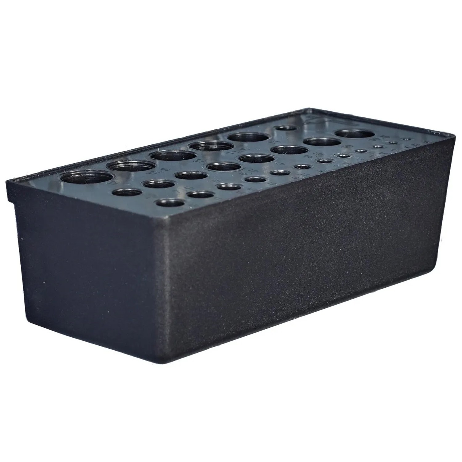 E-shop Küpper Box na drobnosti pre dier.stenu 7209, 26 zástrčných dier 1-13mm, 55x125mm