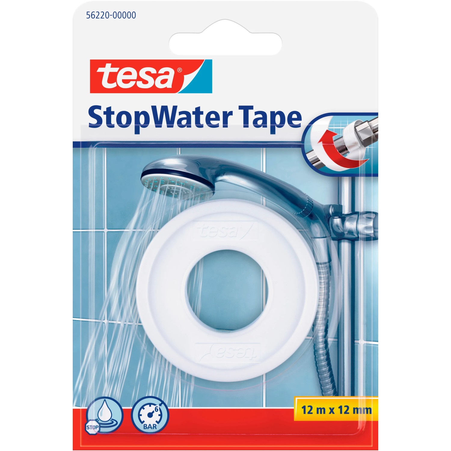 E-shop tesa Inštalatérska páska, 12 m x 12 mm
