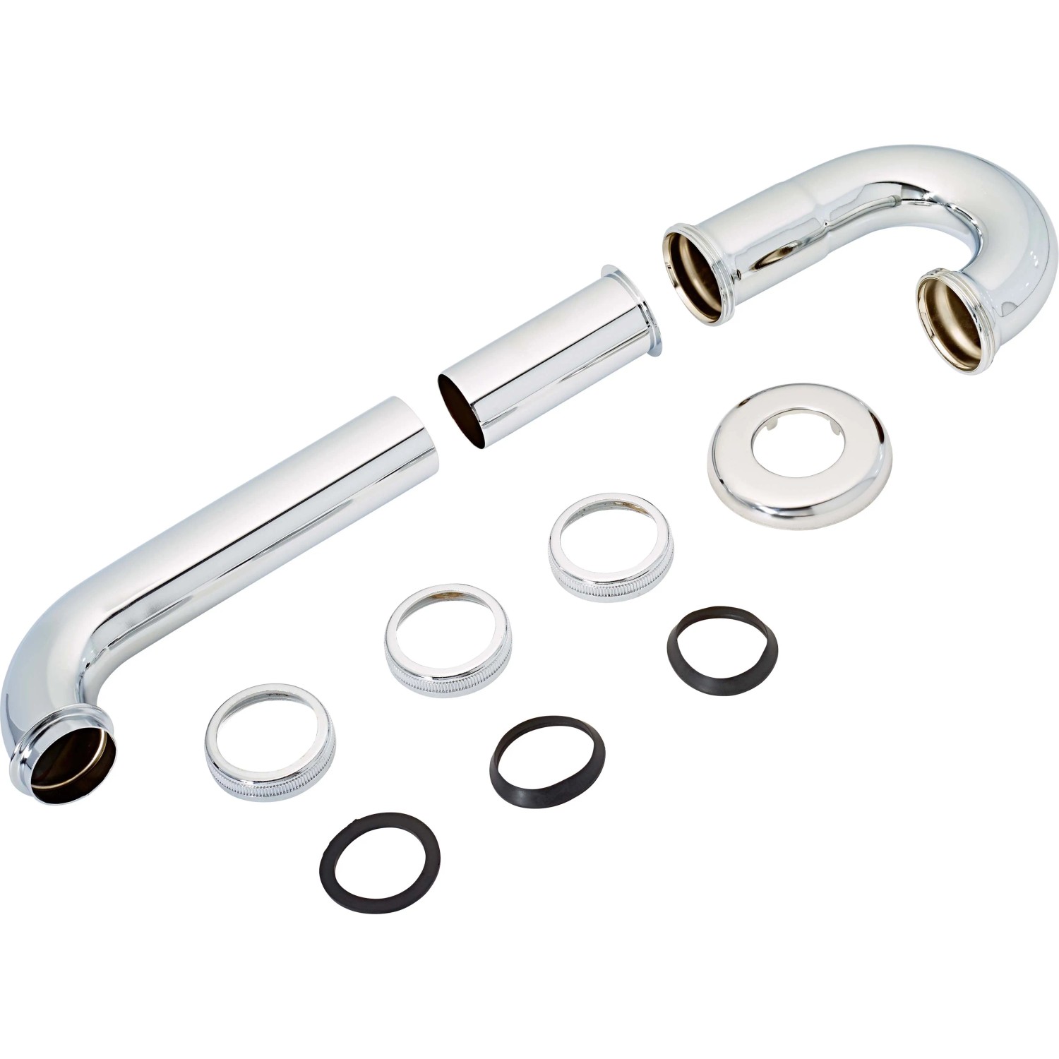 E-shop Rúrkový sifón 38,9 mm (G 1 1/4) x 32 mm chrómovaný