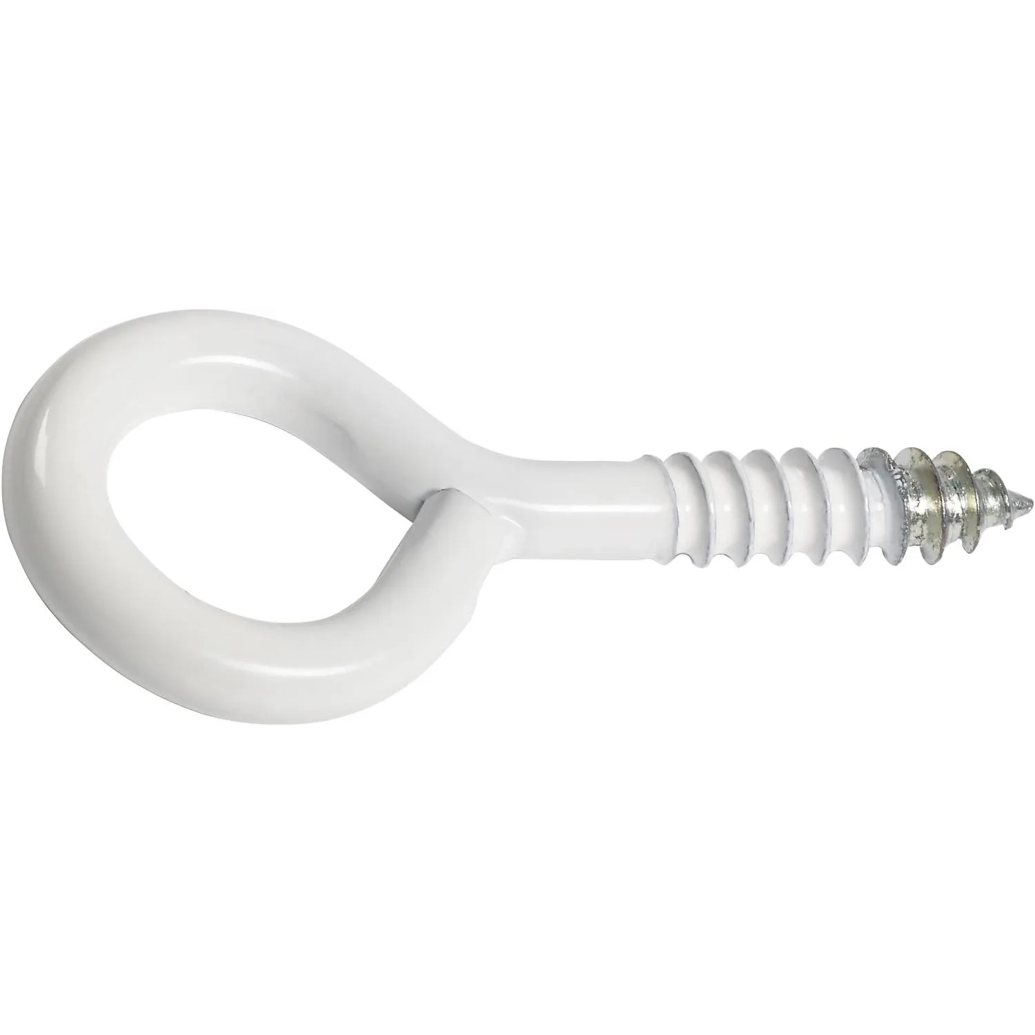 E-shop Skrutka s okom biela, pr. 4 mm x 30 mm, 6 ks