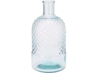 Koopman Dekoratívna sklenená váza transparentná pr. 12 x 23 cm